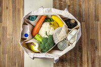 Reusable cotton canvas shopping bag