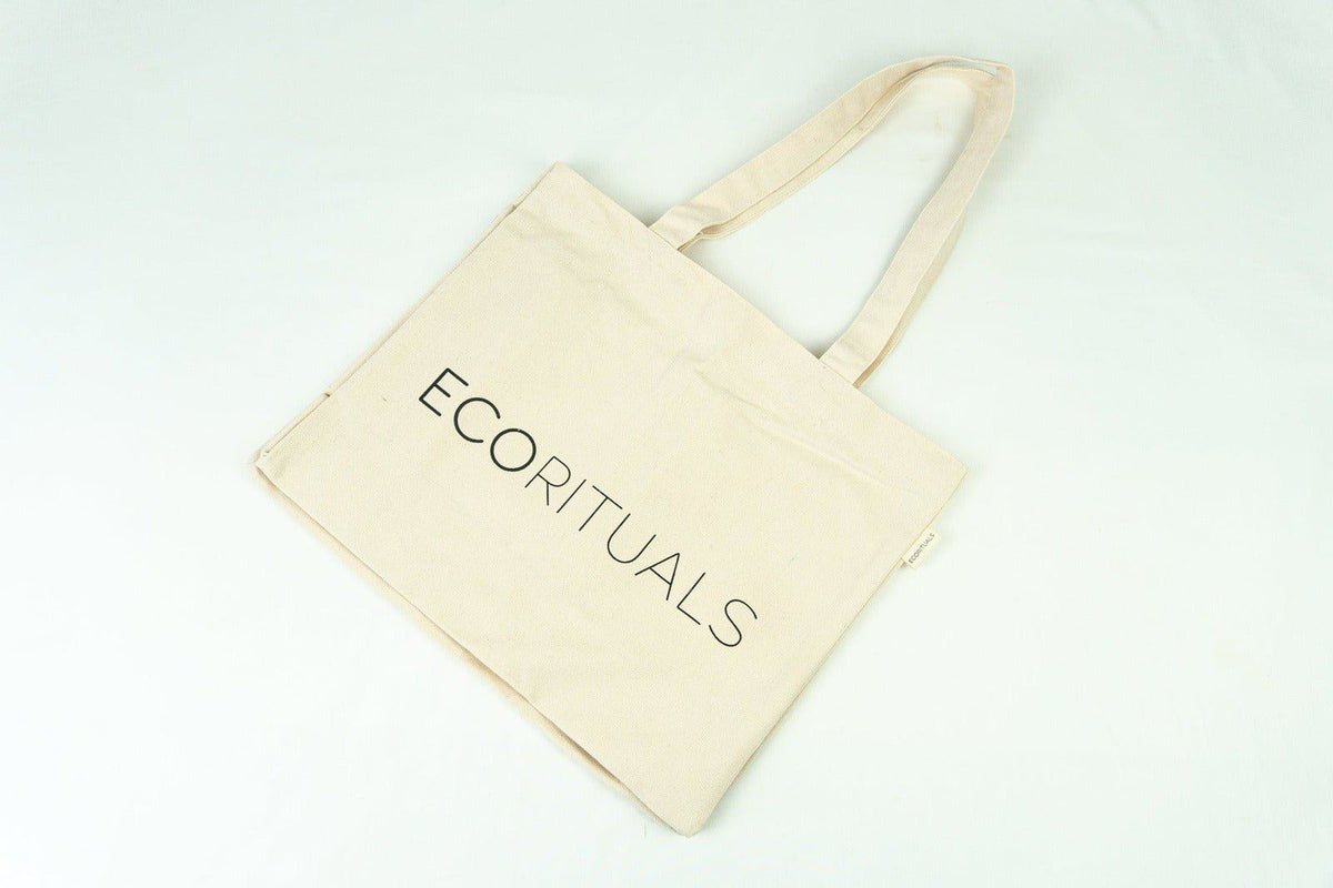 Reusable cotton canvas shopping bag