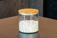 2L Glass & Bamboo Jar - Natural