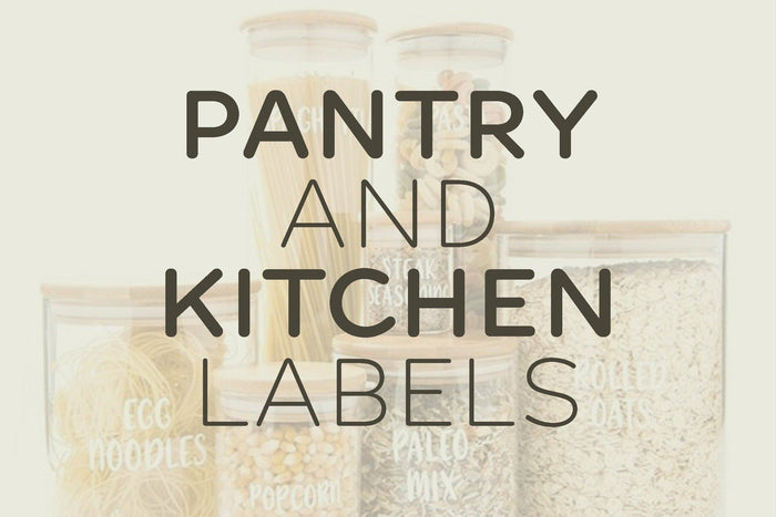 Pantry & Kitchen Labels