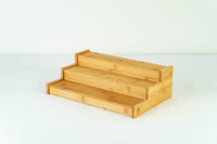 Bamboo spice shelf rack